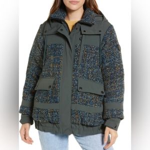 NWT NOIZE Safara Mixed Media Jacket Wavelight Size Small